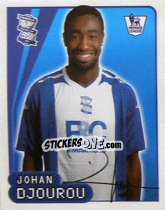 Sticker Johan Djourou - Premier League Inglese 2007-2008 - Merlin