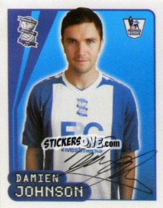 Sticker Damien Johnson - Premier League Inglese 2007-2008 - Merlin