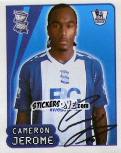 Sticker Cameron Jerome - Premier League Inglese 2007-2008 - Merlin