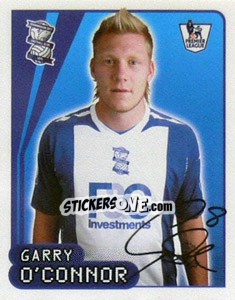 Figurina Garry O'Connor - Premier League Inglese 2007-2008 - Merlin