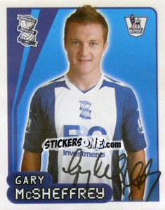 Figurina Gary McSheffrey - Premier League Inglese 2007-2008 - Merlin