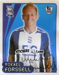 Cromo Mikael Forssell - Premier League Inglese 2007-2008 - Merlin