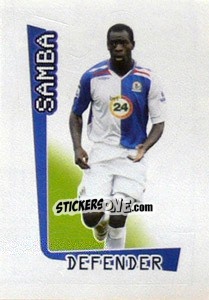 Sticker Christopher Samba - Premier League Inglese 2007-2008 - Merlin