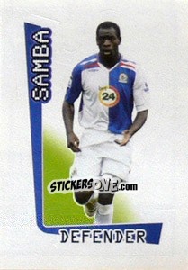 Sticker Christopher Samba - Premier League Inglese 2007-2008 n. 102 - Merlin