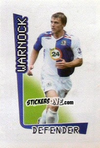 Sticker Stephen Warnock - Premier League Inglese 2007-2008 - Merlin