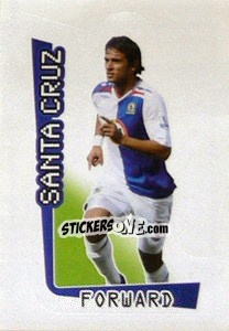 Sticker Roque Santa Cruz - Premier League Inglese 2007-2008 n. 108 - Merlin