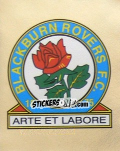 Cromo Blackburn Rovers logo - Premier League Inglese 2007-2008 - Merlin