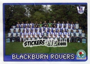 Cromo Blackburn Rovers team - Premier League Inglese 2007-2008 - Merlin