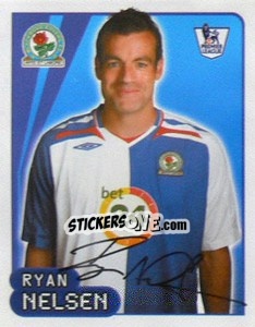 Cromo Ryan Nelsen - Premier League Inglese 2007-2008 n. 116 - Merlin