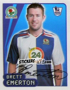 Sticker Brett Emerton - Premier League Inglese 2007-2008 n. 120 - Merlin