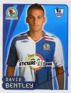 Sticker David Bentley - Premier League Inglese 2007-2008 - Merlin