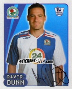 Sticker David Dunn - Premier League Inglese 2007-2008 n. 122 - Merlin