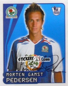 Figurina Morten Gamst Pedersen - Premier League Inglese 2007-2008 - Merlin