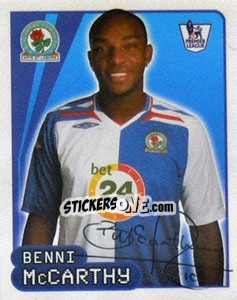 Sticker Benni McCarthy - Premier League Inglese 2007-2008 n. 126 - Merlin