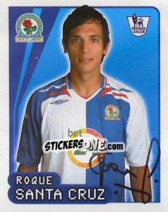 Figurina Roque Santa Cruz - Premier League Inglese 2007-2008 - Merlin