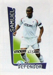 Sticker Jlloyd Samuel - Premier League Inglese 2007-2008 - Merlin