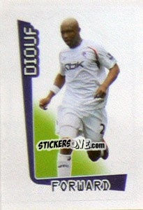 Sticker El-Hadji Diouf - Premier League Inglese 2007-2008 - Merlin