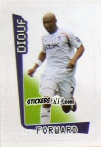 Sticker El-Hadji Diouf - Premier League Inglese 2007-2008 n. 139 - Merlin