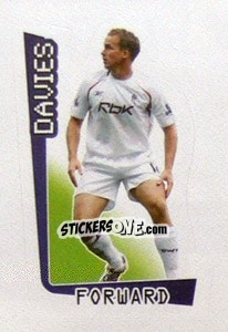 Figurina Davies - Premier League Inglese 2007-2008 - Merlin