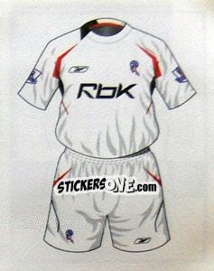 Sticker Bolton Wanderers home kit - Premier League Inglese 2007-2008 - Merlin