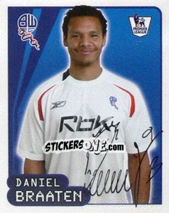 Cromo Daniel Braaten - Premier League Inglese 2007-2008 n. 152 - Merlin