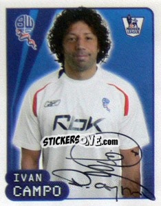 Sticker Ivan Campo - Premier League Inglese 2007-2008 n. 155 - Merlin