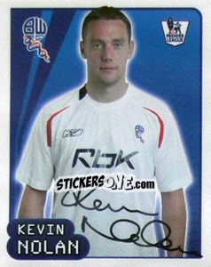 Figurina Kevin Nolan - Premier League Inglese 2007-2008 - Merlin