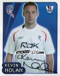 Sticker Kevin Nolan - Premier League Inglese 2007-2008 n. 156 - Merlin