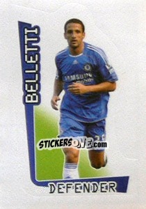 Figurina Juliano Belletti - Premier League Inglese 2007-2008 - Merlin