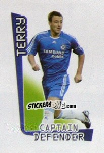 Sticker John Terry - Premier League Inglese 2007-2008 n. 165 - Merlin