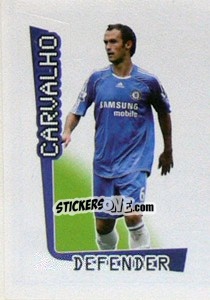 Sticker Ricardo Carvalho - Premier League Inglese 2007-2008 - Merlin