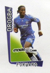 Figurina Didier Drogba - Premier League Inglese 2007-2008 - Merlin