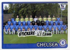 Figurina Chelsea team - Premier League Inglese 2007-2008 - Merlin