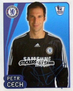 Sticker Petr Cech - Premier League Inglese 2007-2008 n. 177 - Merlin