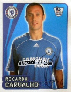 Sticker Ricardo Carvalho - Premier League Inglese 2007-2008 n. 180 - Merlin