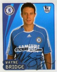 Sticker Wayne Bridge - Premier League Inglese 2007-2008 n. 182 - Merlin