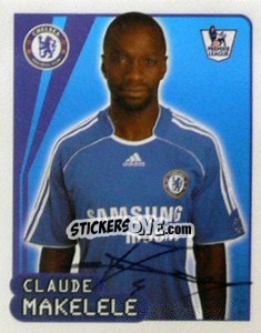 Sticker Claude Makelele - Premier League Inglese 2007-2008 n. 184 - Merlin