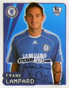 Cromo Frank Lampard - Premier League Inglese 2007-2008 - Merlin