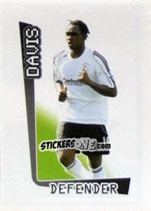 Sticker Davis - Premier League Inglese 2007-2008 n. 197 - Merlin