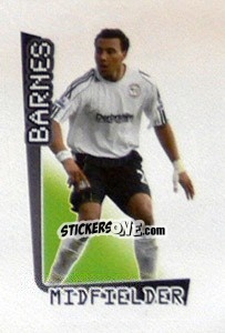 Figurina Barnes - Premier League Inglese 2007-2008 - Merlin