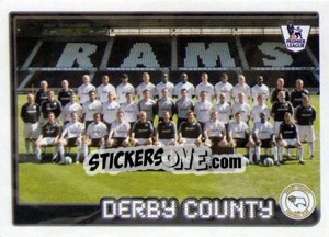 Sticker Derby County team - Premier League Inglese 2007-2008 n. 207 - Merlin