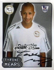 Figurina Tyrone Mears - Premier League Inglese 2007-2008 - Merlin