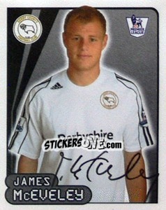 Sticker James McEveley - Premier League Inglese 2007-2008 n. 215 - Merlin
