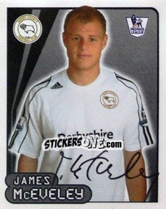 Cromo James McEveley - Premier League Inglese 2007-2008 - Merlin