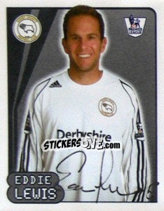 Figurina Eddie Lewis - Premier League Inglese 2007-2008 - Merlin