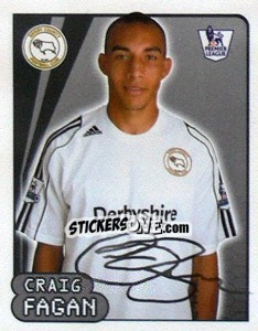 Figurina Craig Fagan - Premier League Inglese 2007-2008 - Merlin