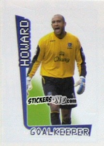 Figurina Tim Howard - Premier League Inglese 2007-2008 - Merlin