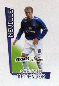 Cromo Phil Neville - Premier League Inglese 2007-2008 - Merlin