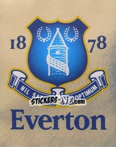 Figurina Everton logo - Premier League Inglese 2007-2008 - Merlin