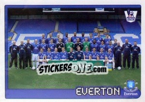 Sticker Everton team - Premier League Inglese 2007-2008 - Merlin